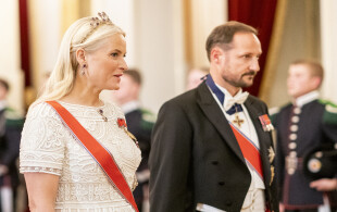 La famille royale de Norvège gala parlementaire 2021